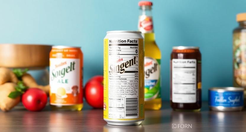 Diet Ginger Ale Nutrition Facts